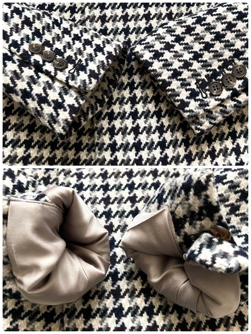 未使用 タグ付き Theory ハウンドトゥース ツイードジャケット サイズ4