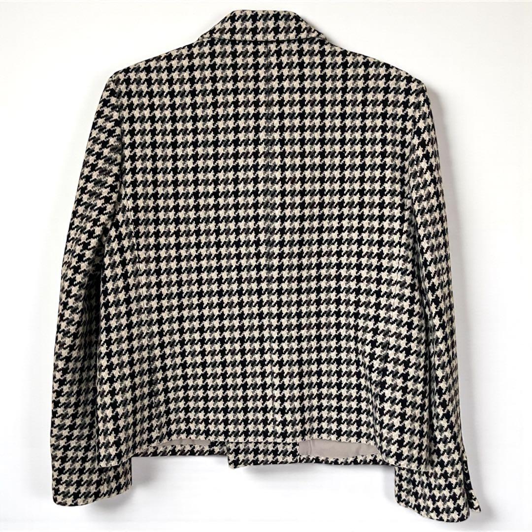 未使用 タグ付き Theory ハウンドトゥース ツイードジャケット サイズ4