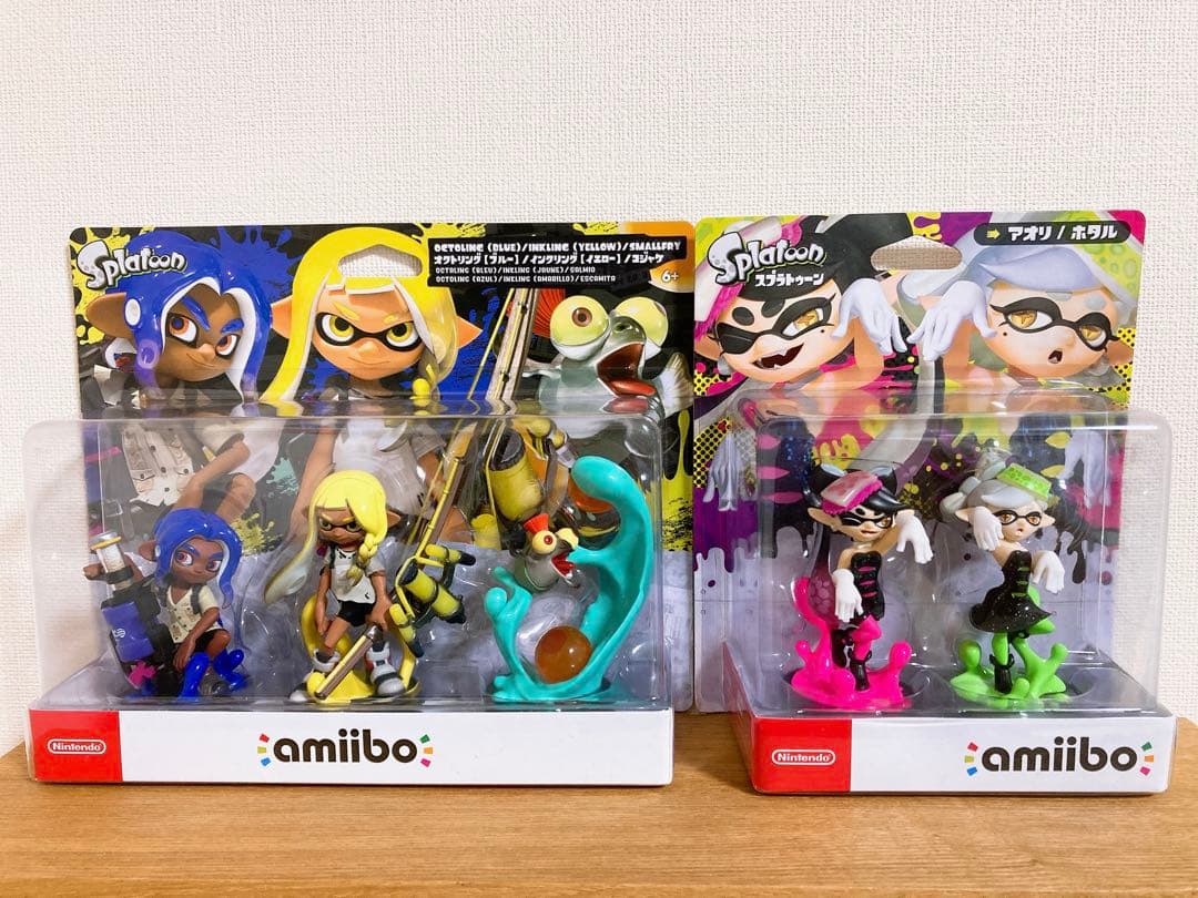 amiibo5個セット(オクトリング/インクリング/コジャケ/アオリ/ホタル)