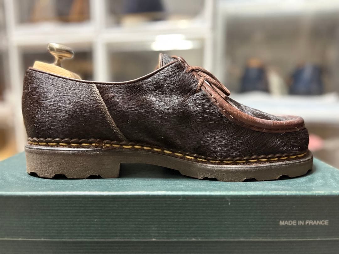 純正ツリー付　パラブーツ　ミカエル　ポニー　ブラウン　40.5