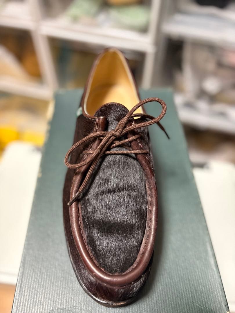 純正ツリー付　パラブーツ　ミカエル　ポニー　ブラウン　40.5