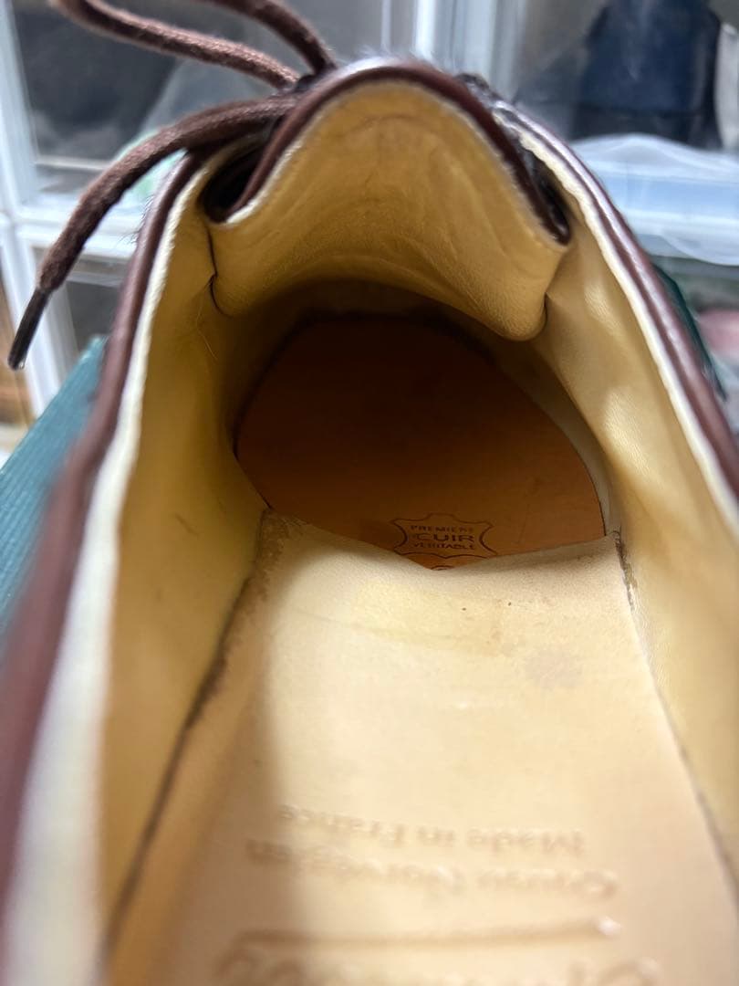 純正ツリー付　パラブーツ　ミカエル　ポニー　ブラウン　40.5