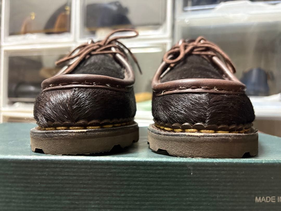 純正ツリー付　パラブーツ　ミカエル　ポニー　ブラウン　40.5