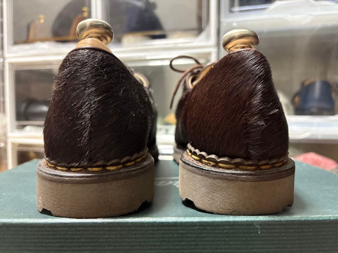 純正ツリー付　パラブーツ　ミカエル　ポニー　ブラウン　40.5