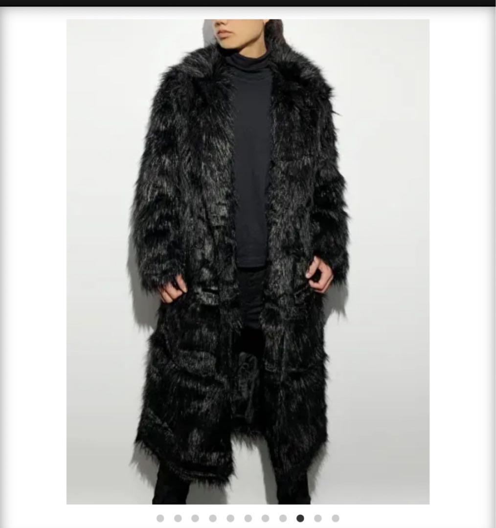 くろせ様リクエスト品】Gackt 着用 POTENZA ファー ロングコート L