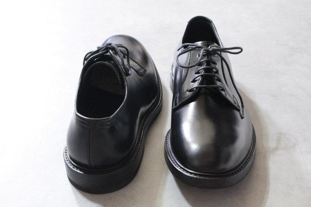 SLOWEAR★新品9万円スローウェア オールデン似なダービープレーントゥ黒41