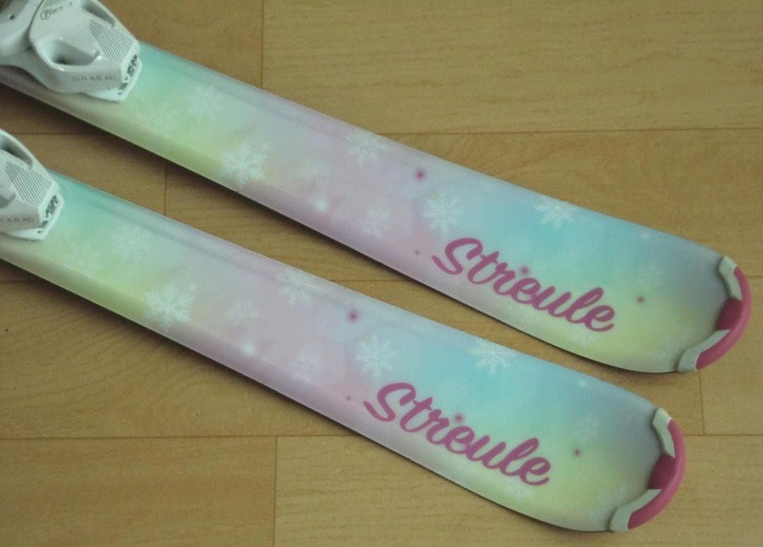 ■■12月・1月限定■送料無料■子供用スキーフルセット■120/22■WAX済■