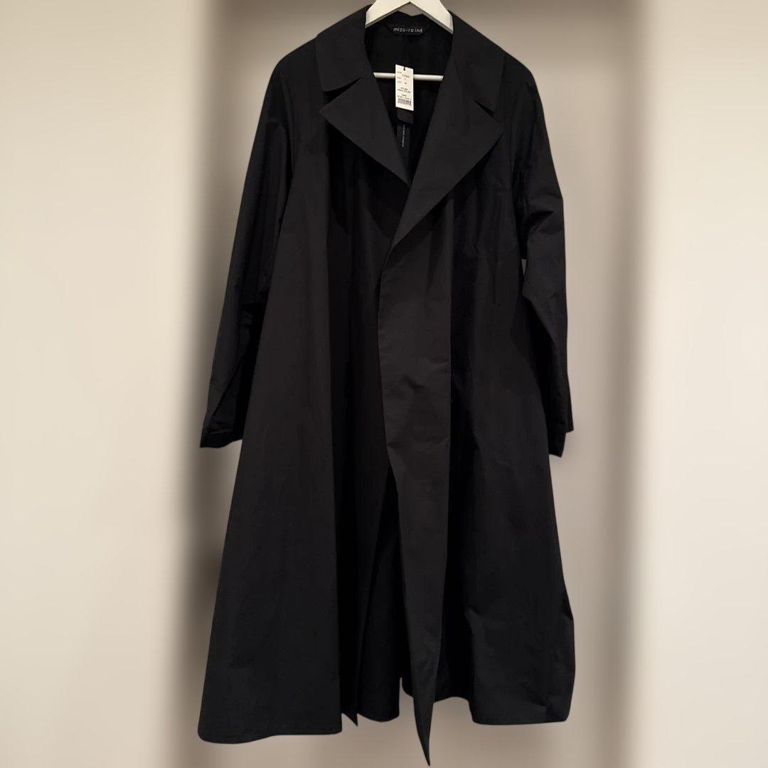 mizuiroind ブラックトレンチコート Fサイズ