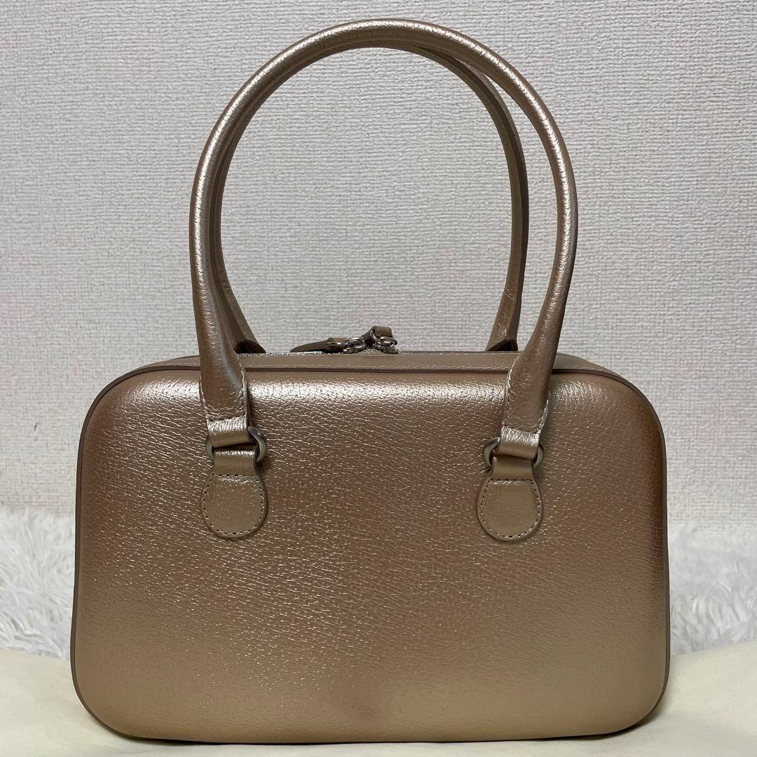 ⭐️未使用⭐️ 土屋鞄製造所　オペラバッグ　ハンドバッグ　シャンパンゴールド