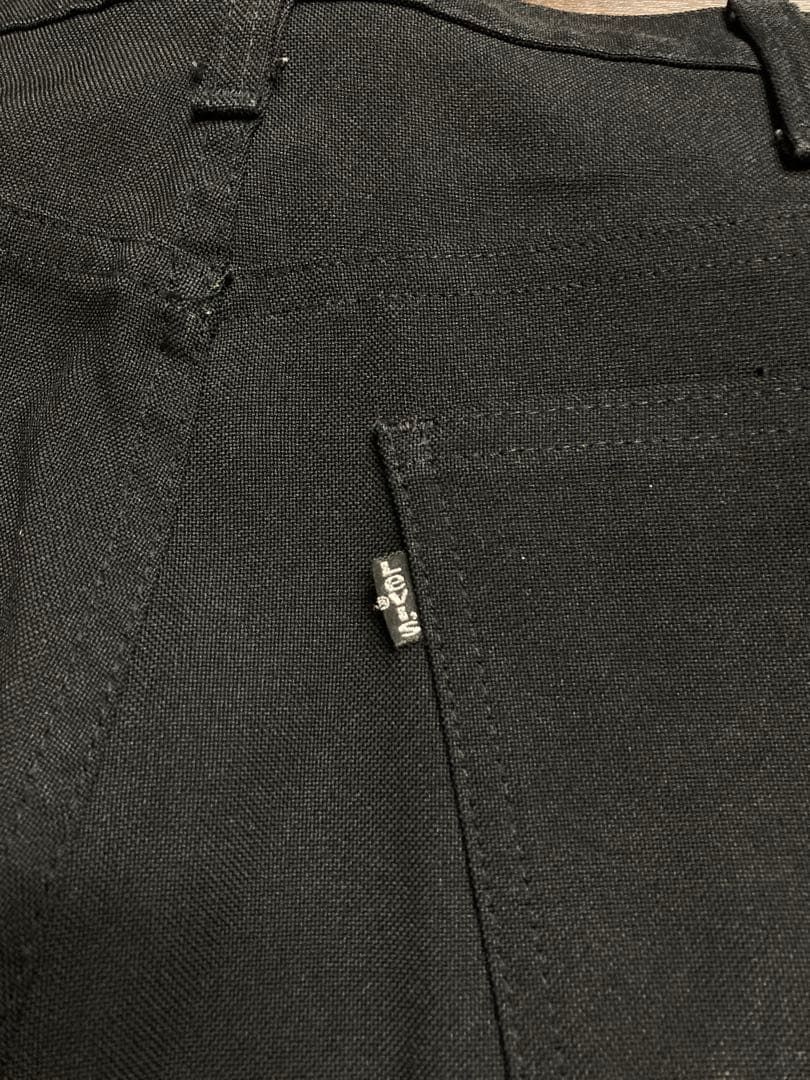 '80s リーバイス 517 スタプレ スラックス 黒 W36 L31 ブラック