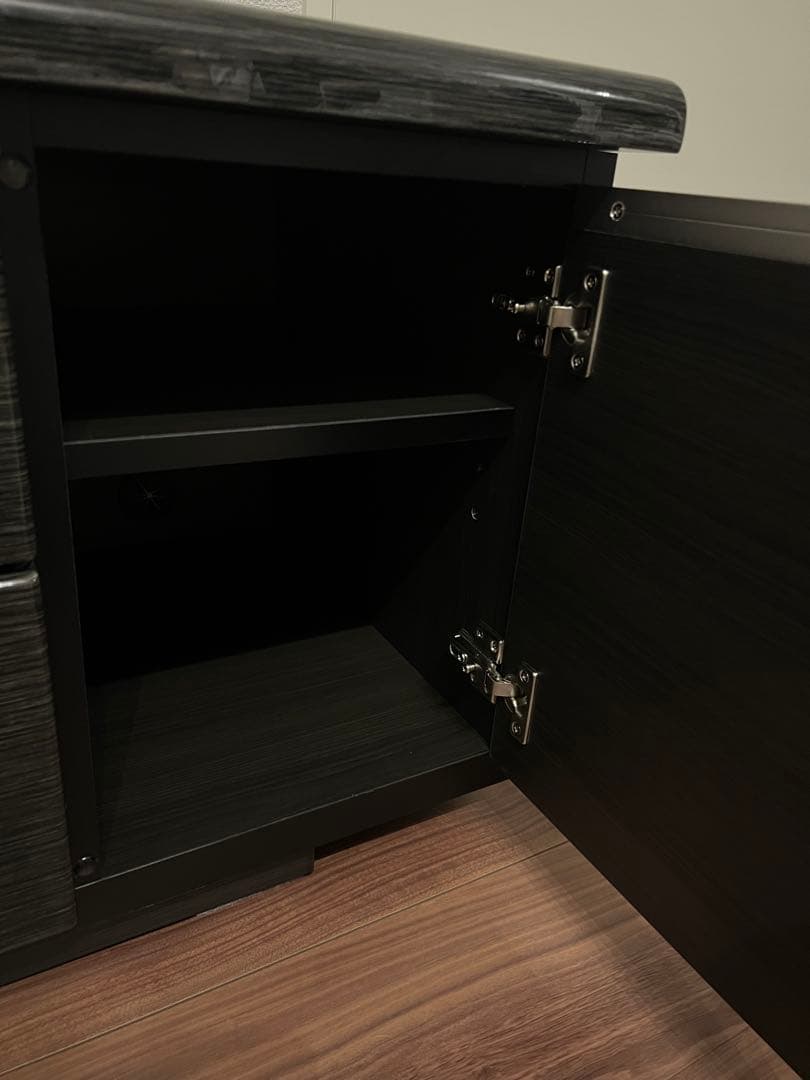 ニトリ　幅150cm テレビ台　ローボードポスティア ブラック