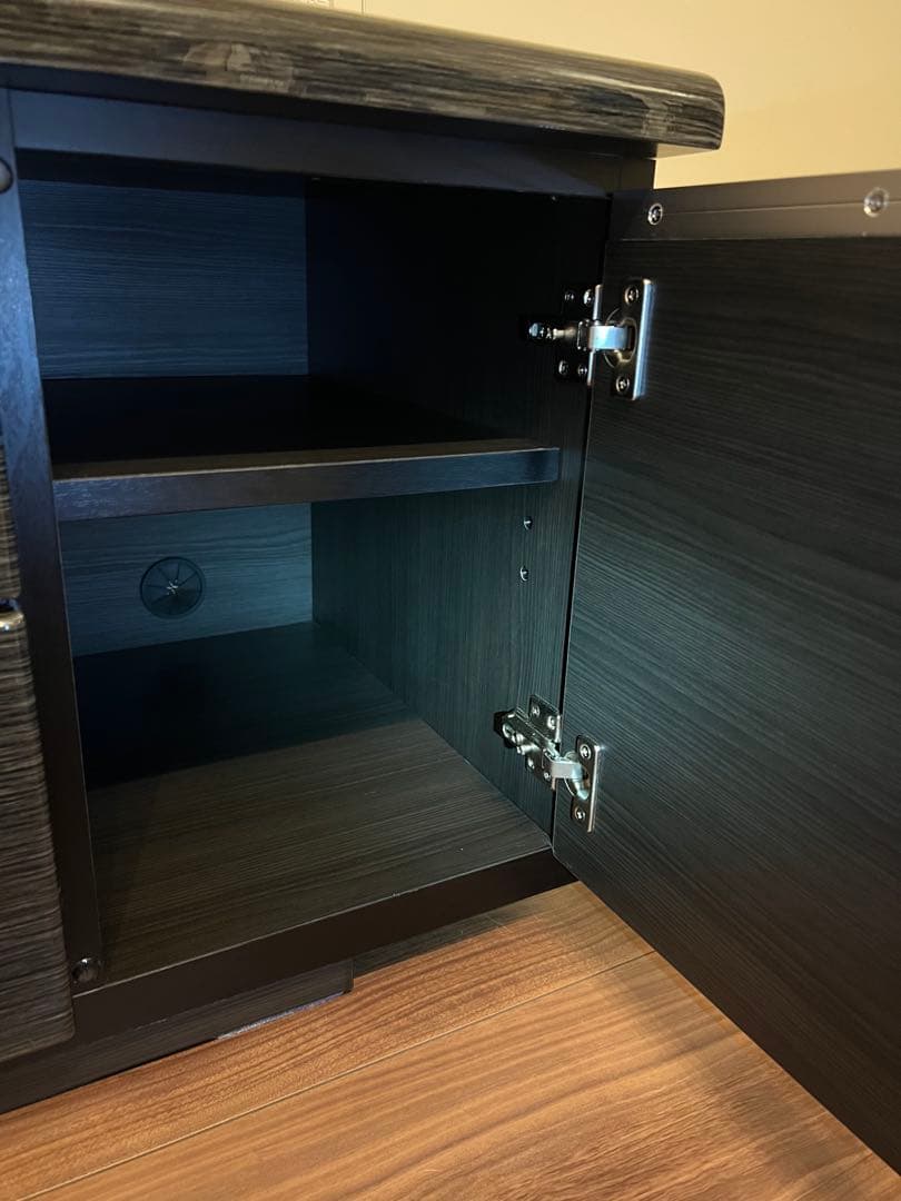 ニトリ　幅150cm テレビ台　ローボードポスティア ブラック