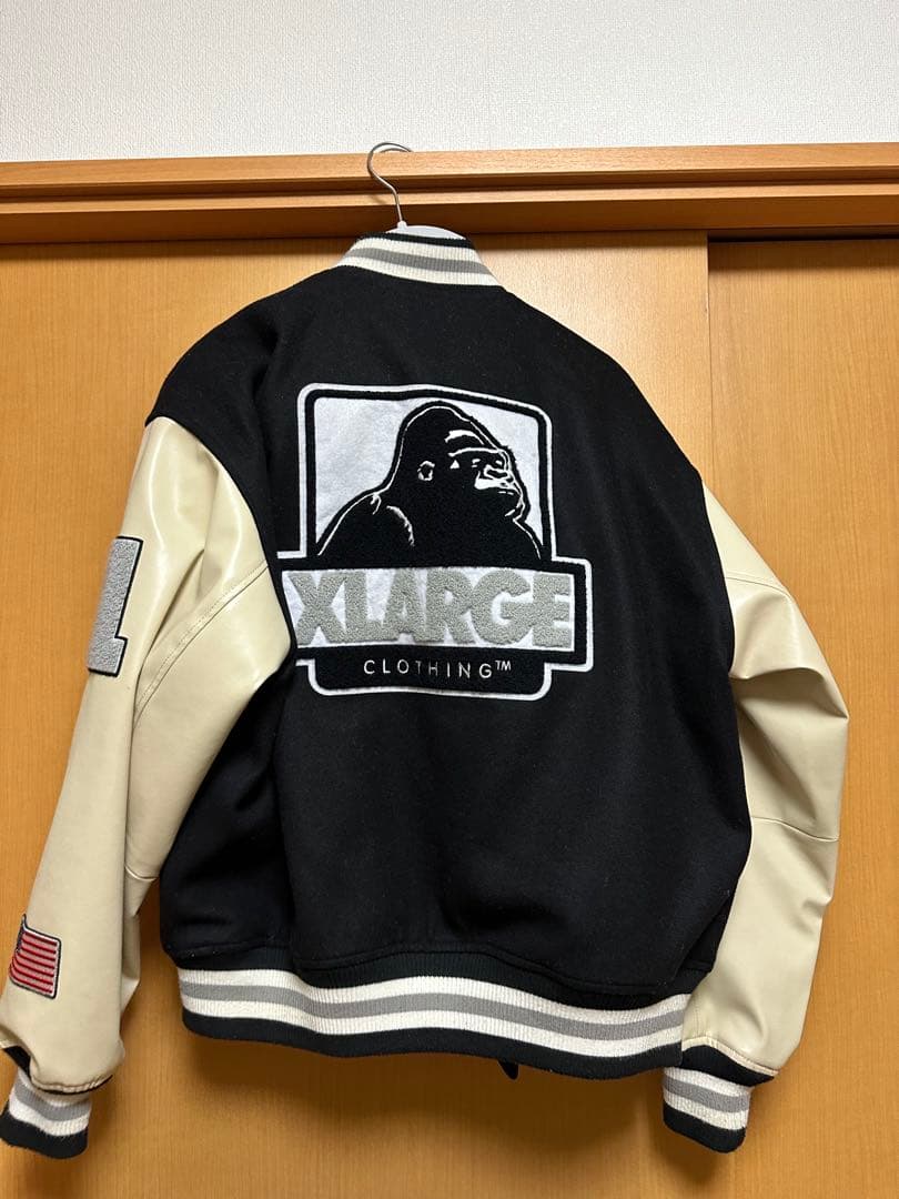 【同色同サイズ1点のみ！】XLARGE スタジャン ブラック 2023
