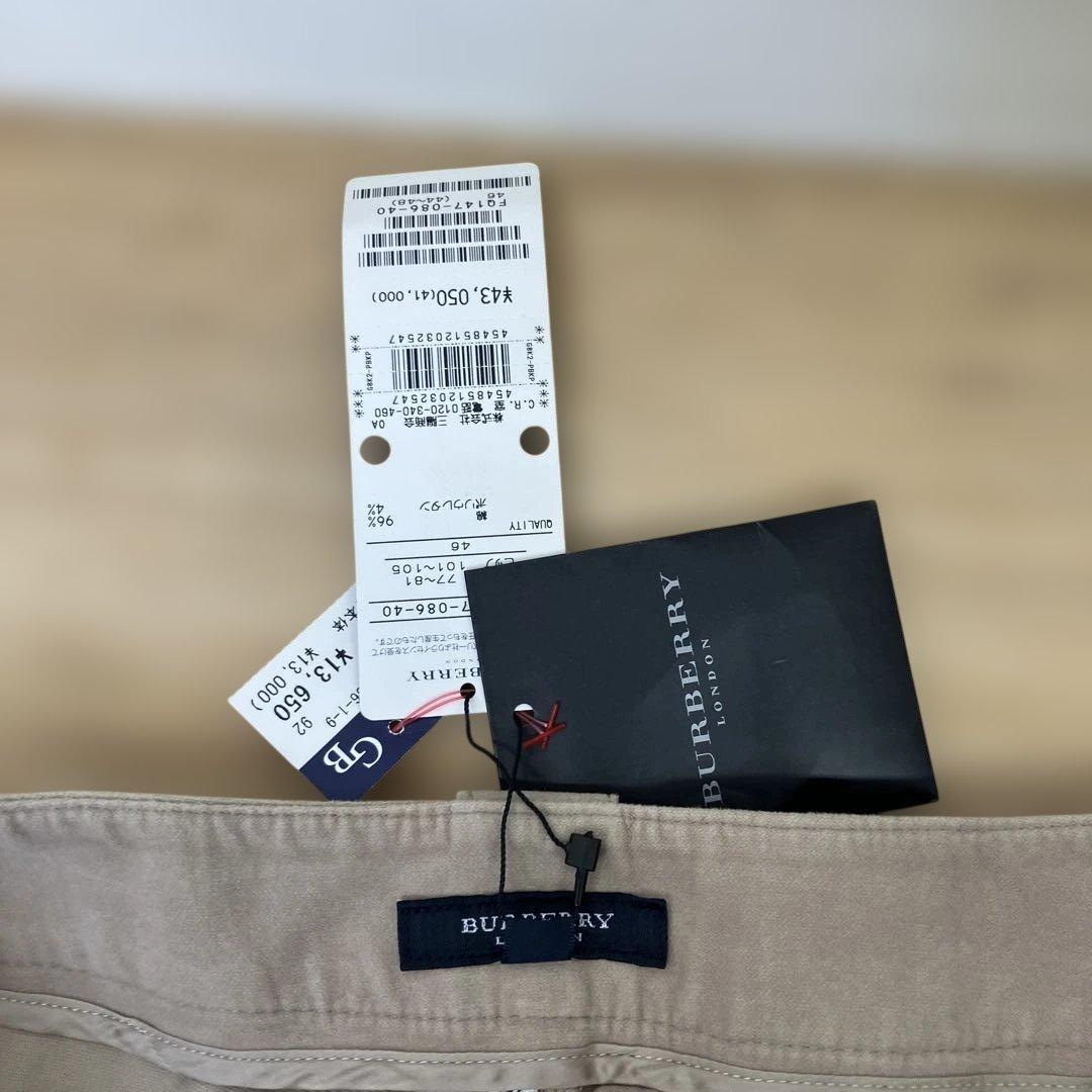 未使用 Burberry London バーバリー ベージュ チノパン