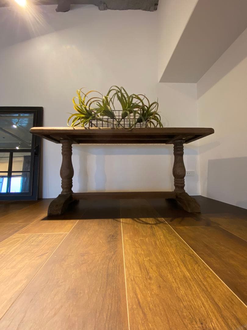 木製シンプルベンチ W78cm +木製ラダー スリム 160cm