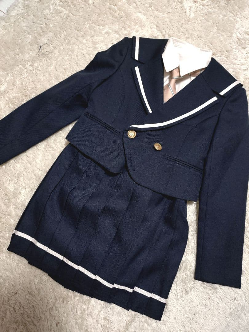 新品レピピアルマリオ セーラージャケットプリーツスカートスーツ卒服2025卒業式