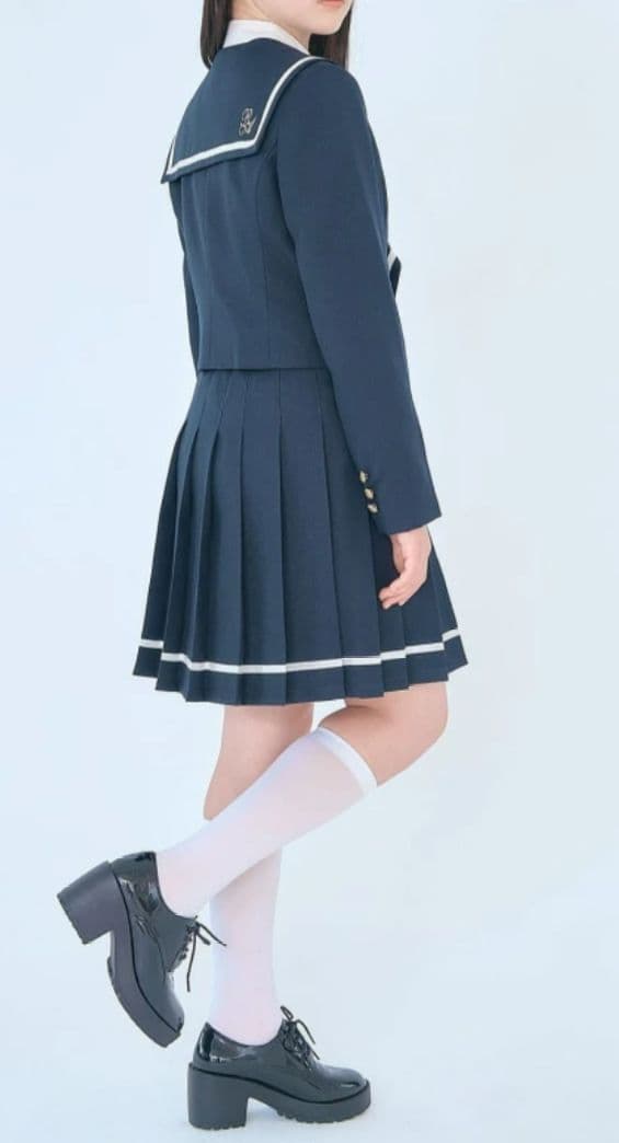 新品レピピアルマリオ セーラージャケットプリーツスカートスーツ卒服2025卒業式