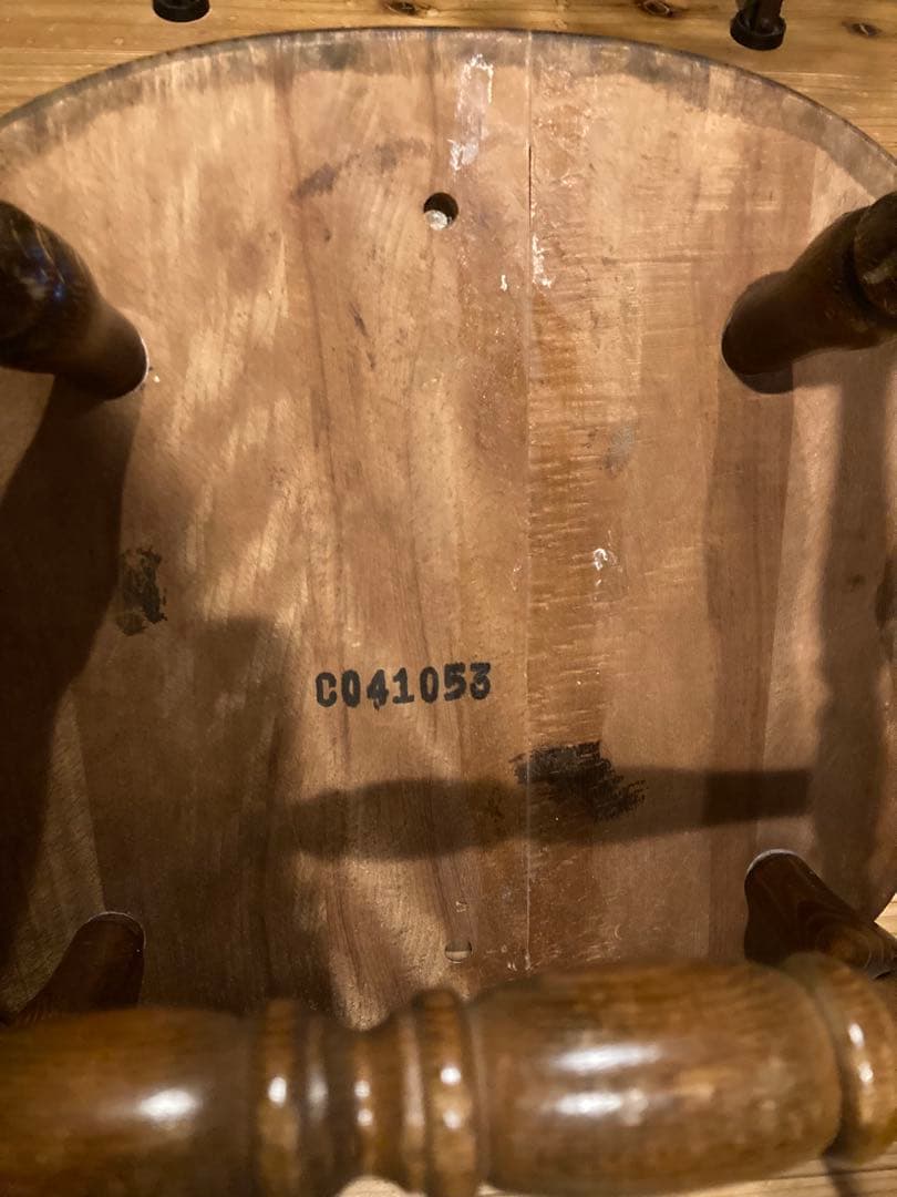 昭和レトロ　飛騨産業キツツキマーク　ウィンザーチェア　ダイニングチェア