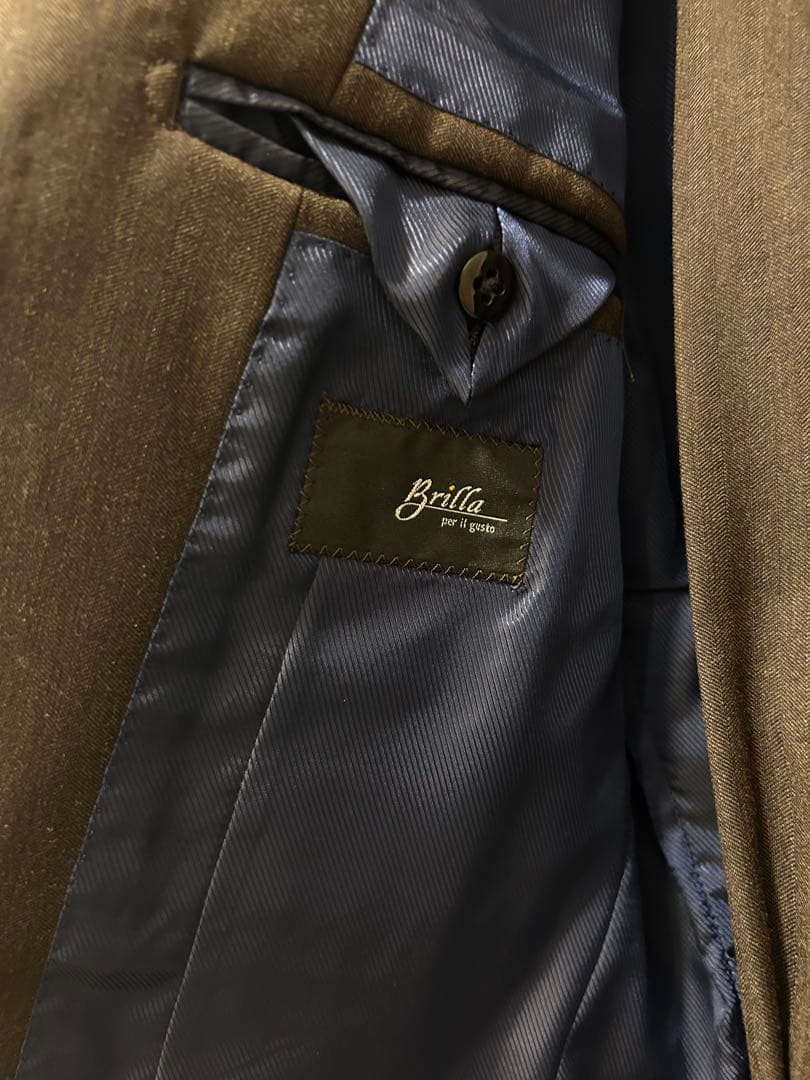 Brilla per il gustoブラウン スーツジャケット 42