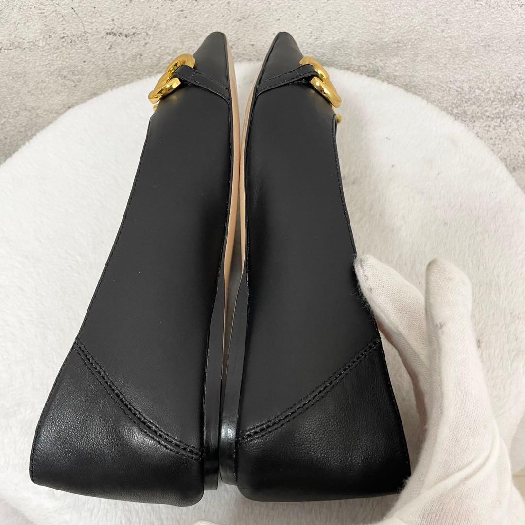 【新品】GUCCI グッチ　フラットシューズ　革靴　ホースビット