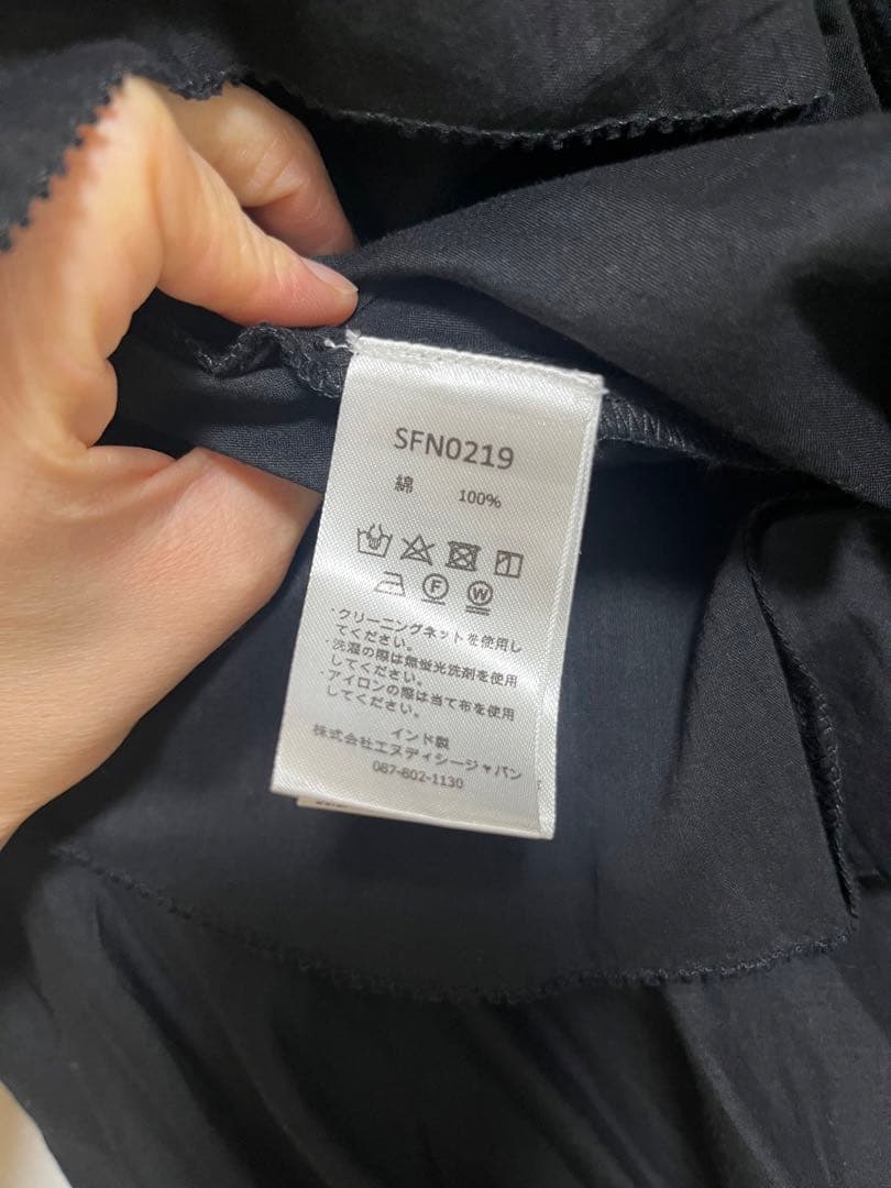 AAYUSHI/アユーシ　ボリュームフレアハーフスリーブワンピース