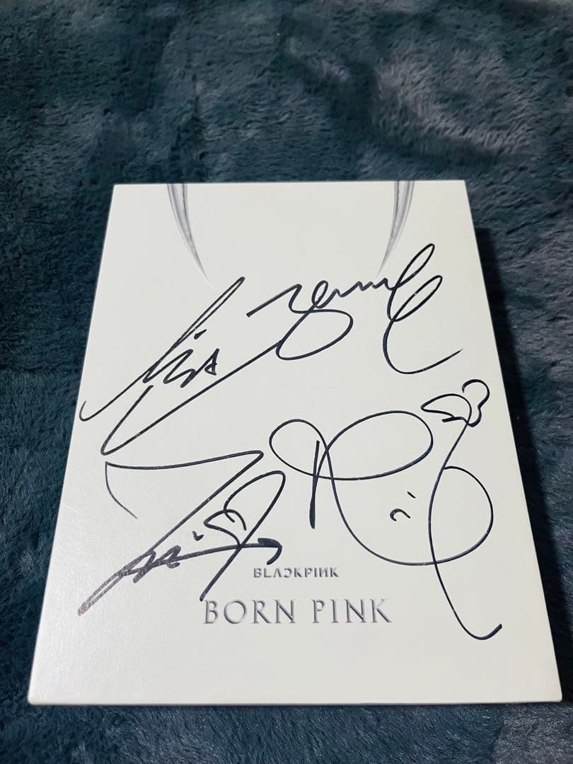 BLACKPINK BORNPINK直筆サイン入りCDブッラックピンク「非売品」