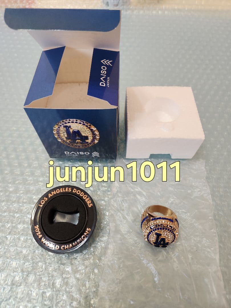 よ*ん様 8/6 ドジャース スタジアム入場特典 大谷 翔平 リング 正規品 即