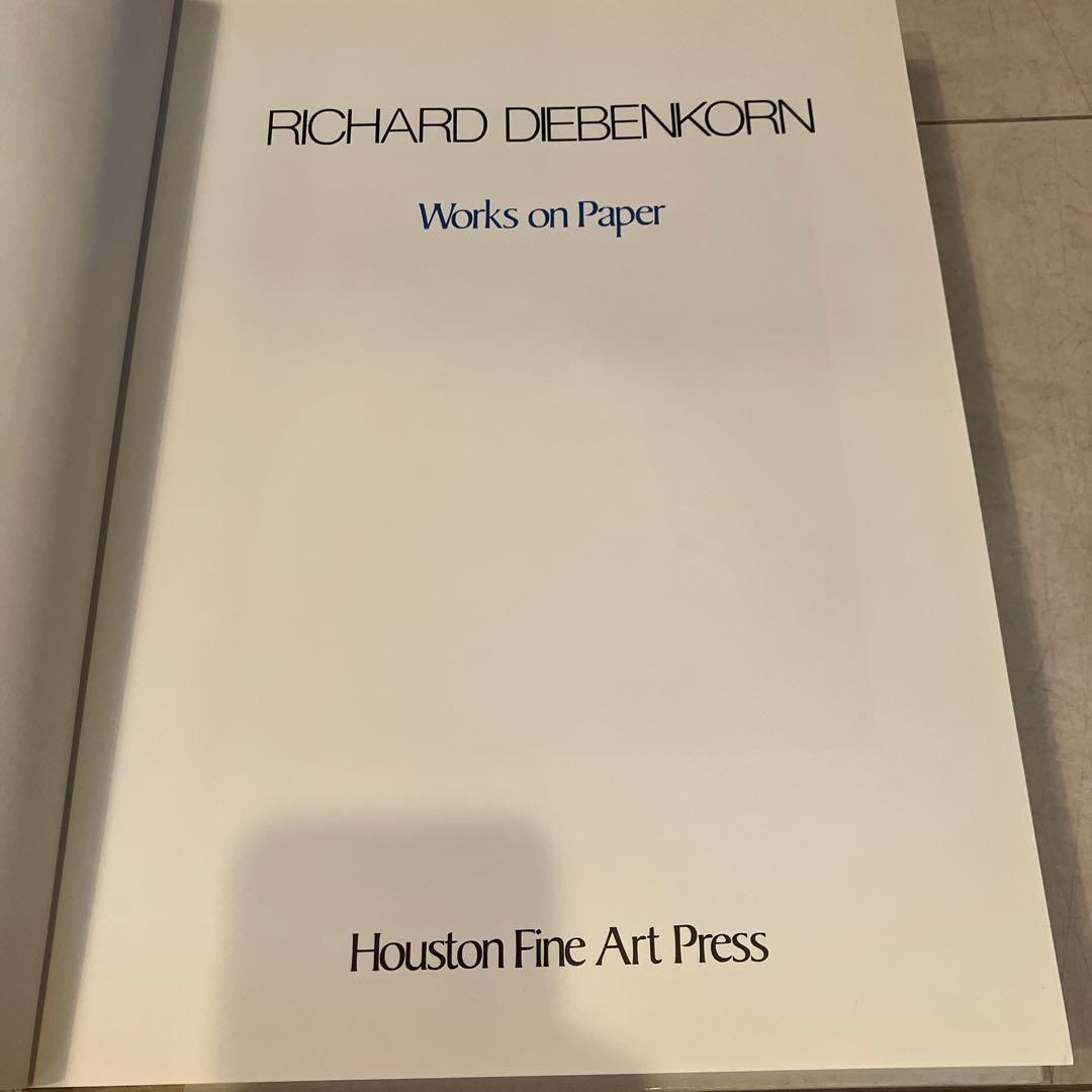 洋書 RICHARD DIEBENKORN Works on Paper