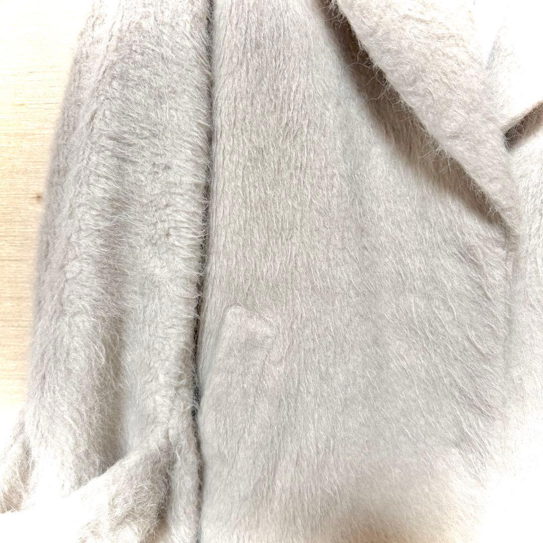 ♡SNIDEL♡ブローチ付きシャギーロングコート