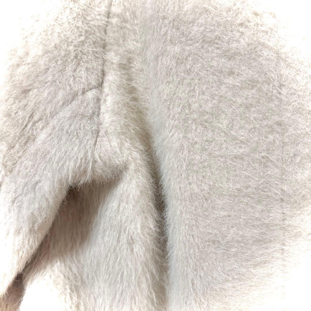 ♡SNIDEL♡ブローチ付きシャギーロングコート