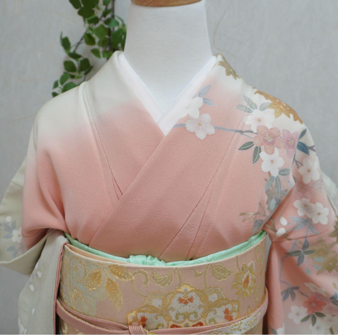 訪問着フルセット　288▪︎ 正絹　卒業式　入学式　お宮参り七五三　披露宴