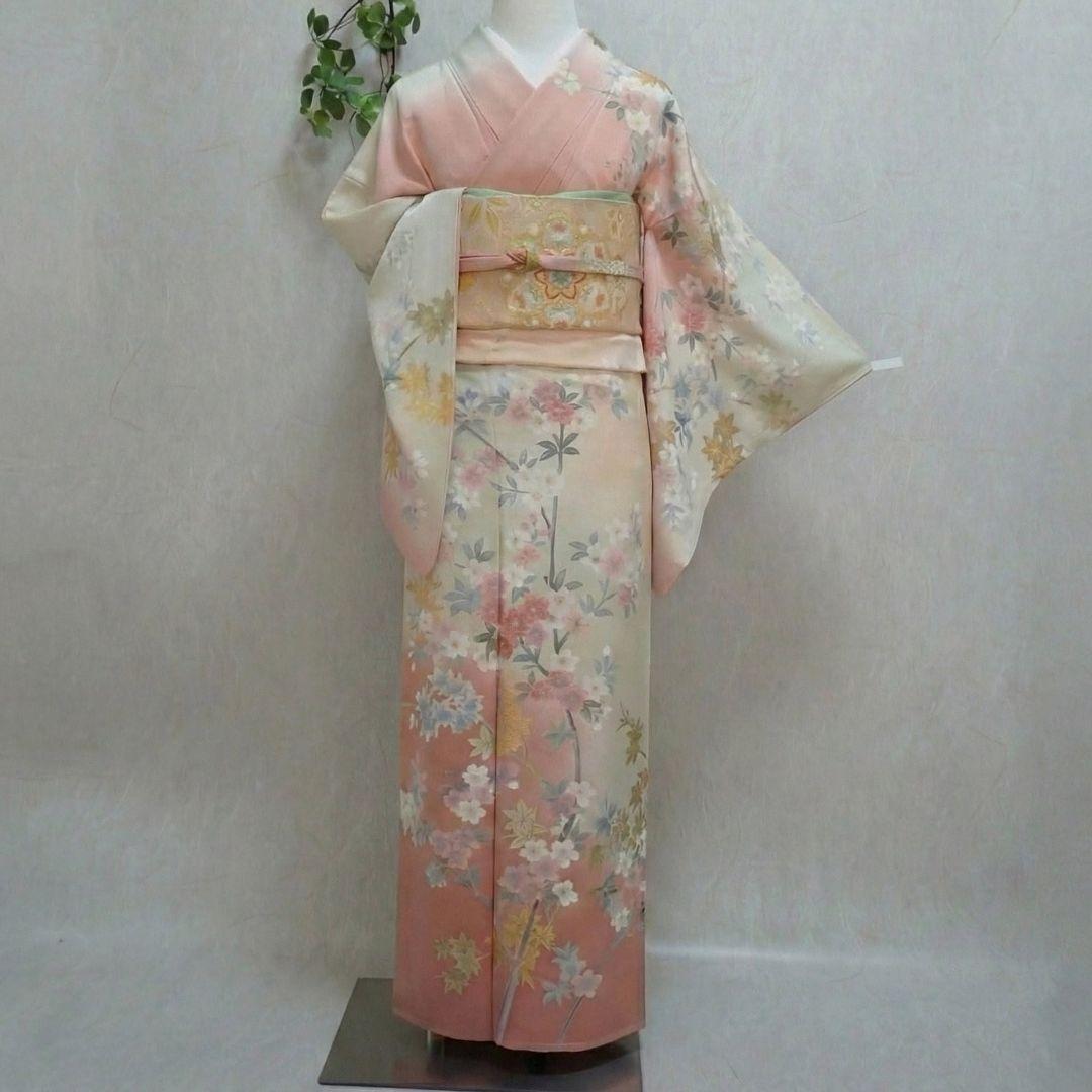 訪問着フルセット　288▪︎ 正絹　卒業式　入学式　お宮参り七五三　披露宴