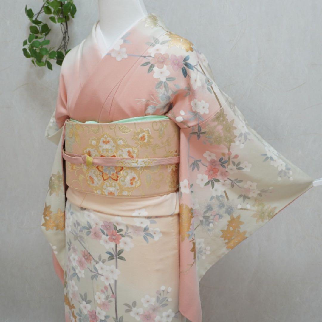 訪問着フルセット　288▪︎ 正絹　卒業式　入学式　お宮参り七五三　披露宴