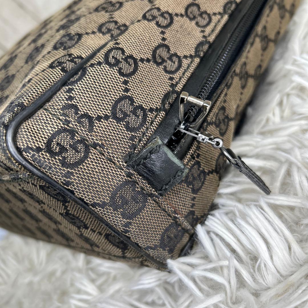 GUCCI GGキャンバス レザー　ビジネスバッグ トートバッグ　ハンドバッグ