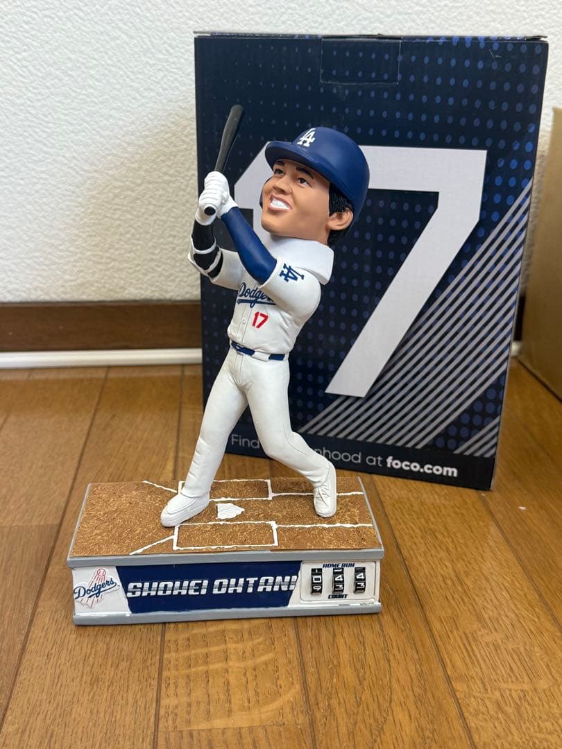 大谷翔平　ボブルヘッド ホームランカウンター　限定品　箱に難あり