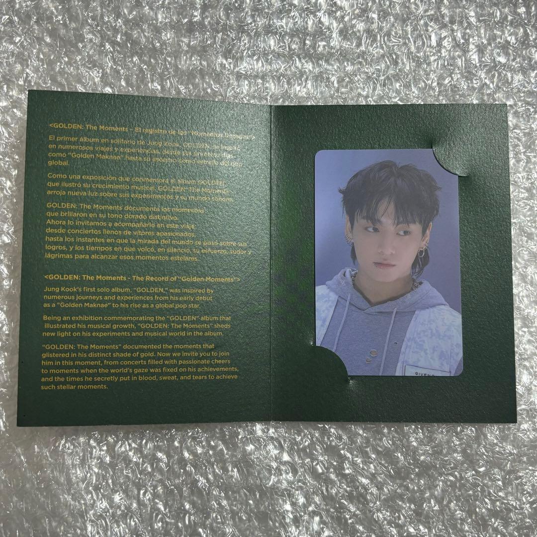 BTS ジョングク 展示会 GOLDEN トレカ チリ 3