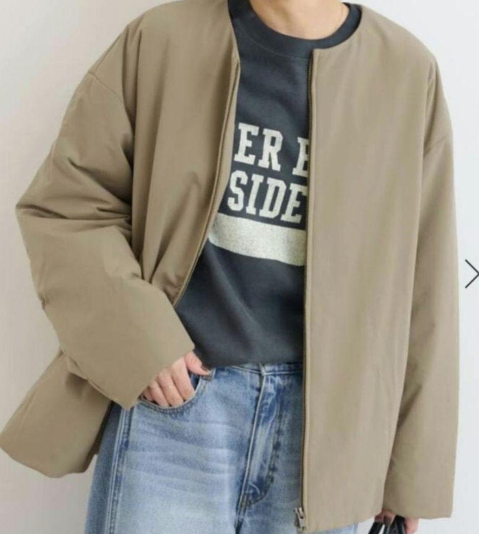 【新品】パフィーノーカラーサイドジップブルゾン