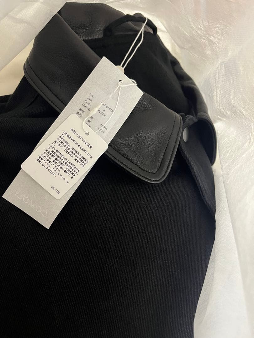 comoli 25aw デニム レザー ワークジャケット　サイズ3 新品未使用