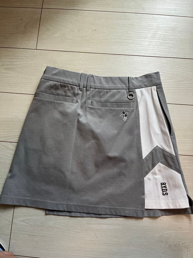 8YARDS レディース ゴルフスカート L グレー【1週間限定値下げ中】