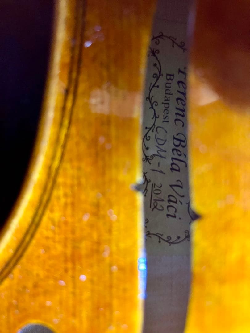 Ferenc Bela Vaci 2012年製　希少CDM-1 4/4バイオリン