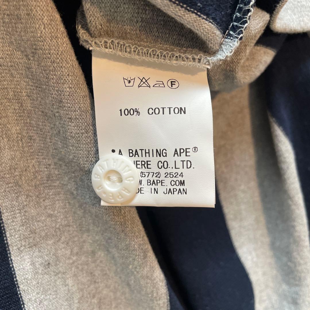 美品　APE エイプ ラガーシャツ 長袖　サイズM