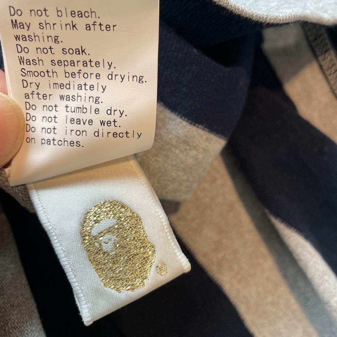 美品　APE エイプ ラガーシャツ 長袖　サイズM