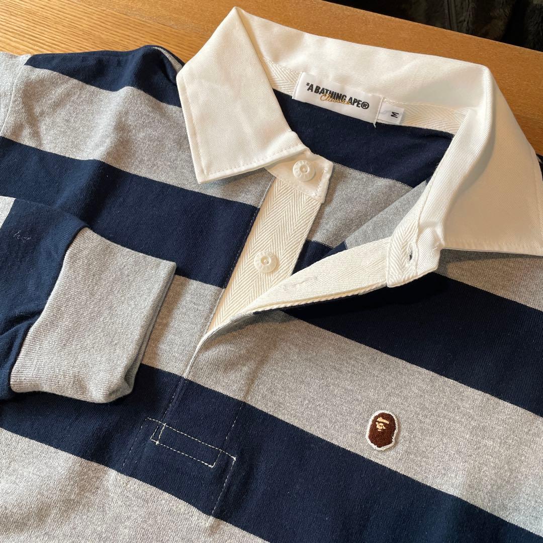 美品　APE エイプ ラガーシャツ 長袖　サイズM