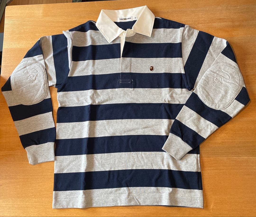 美品　APE エイプ ラガーシャツ 長袖　サイズM