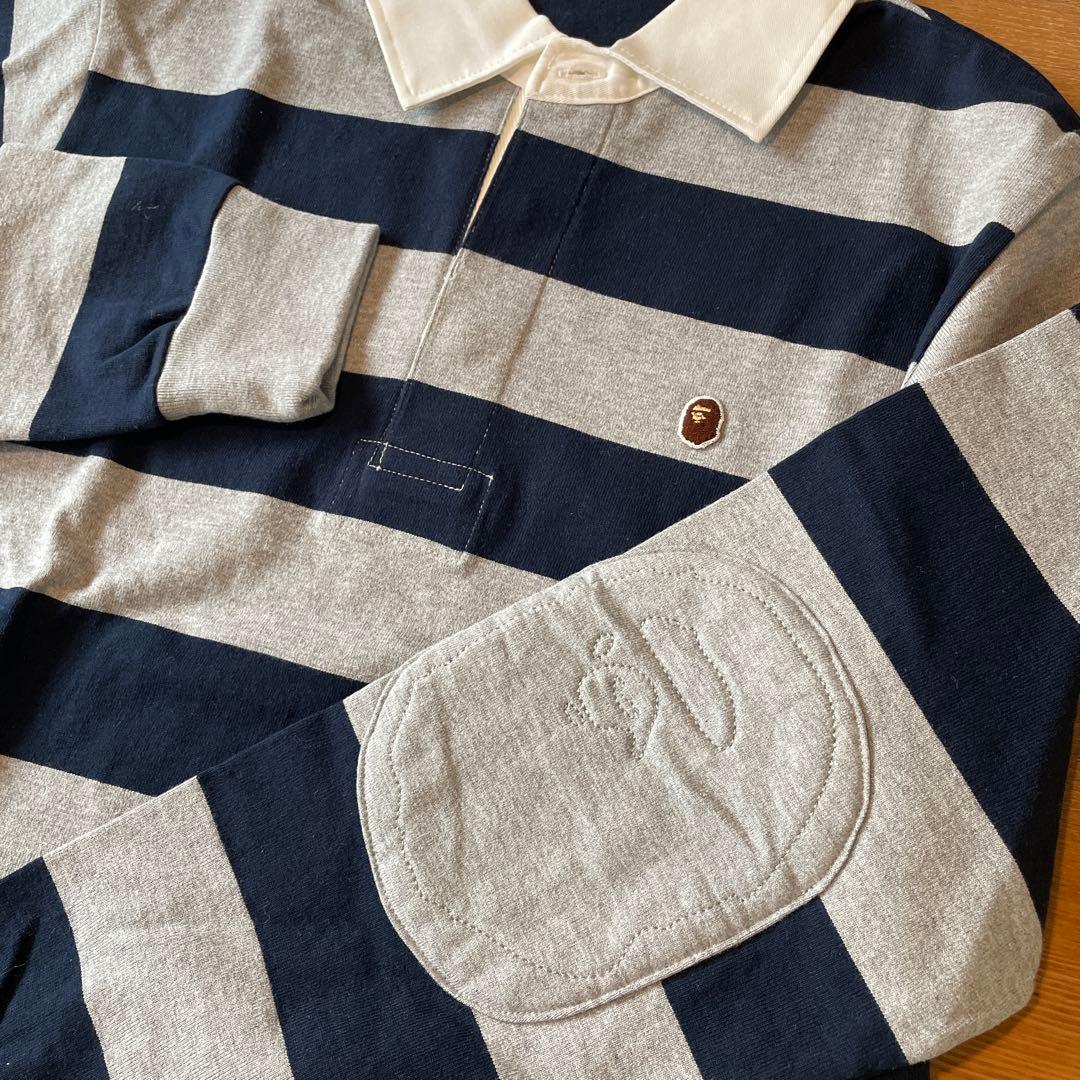 美品　APE エイプ ラガーシャツ 長袖　サイズM