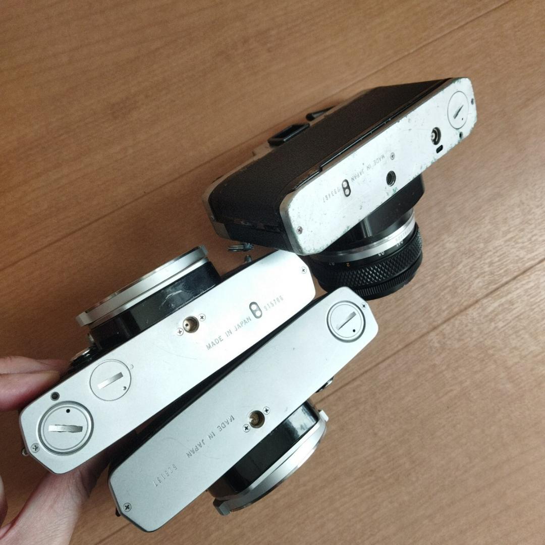 OLYMPUS OM-1 2台 + OM-10 +おまけ