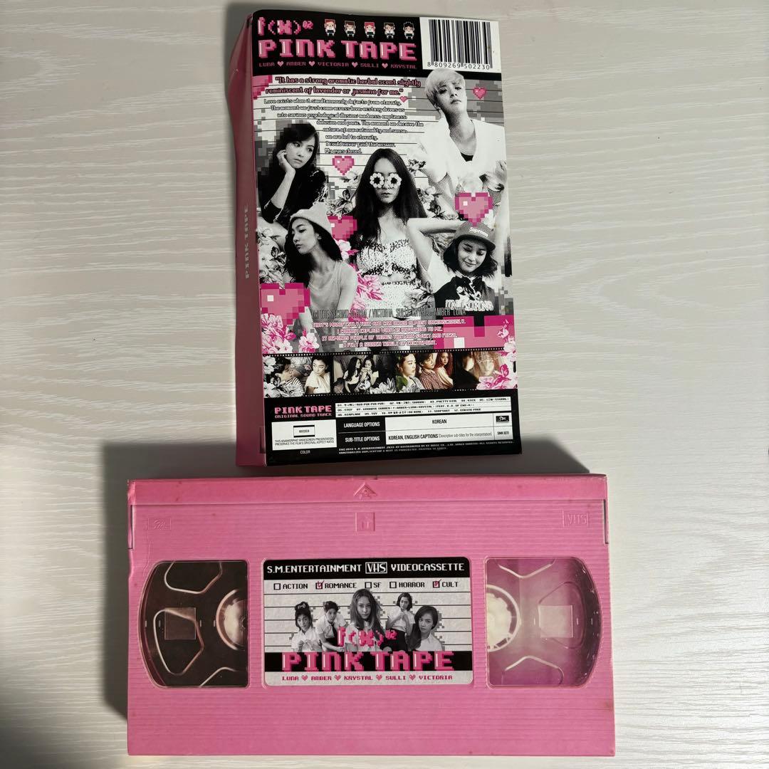 f(x) pink type クリスタル トレカ CD