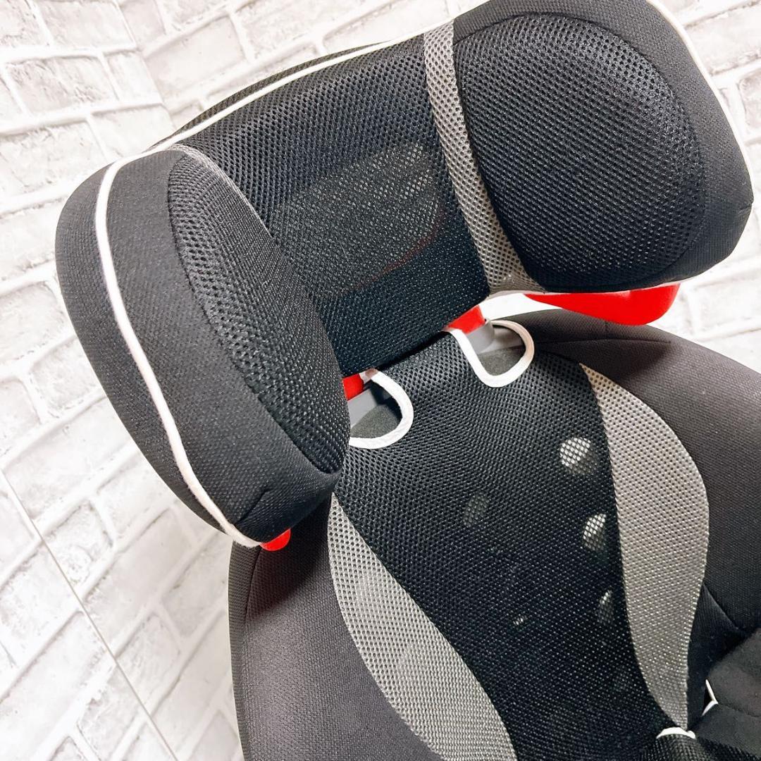 【良品】エールべべ ジュニアシート サラット3ステップ ブラック