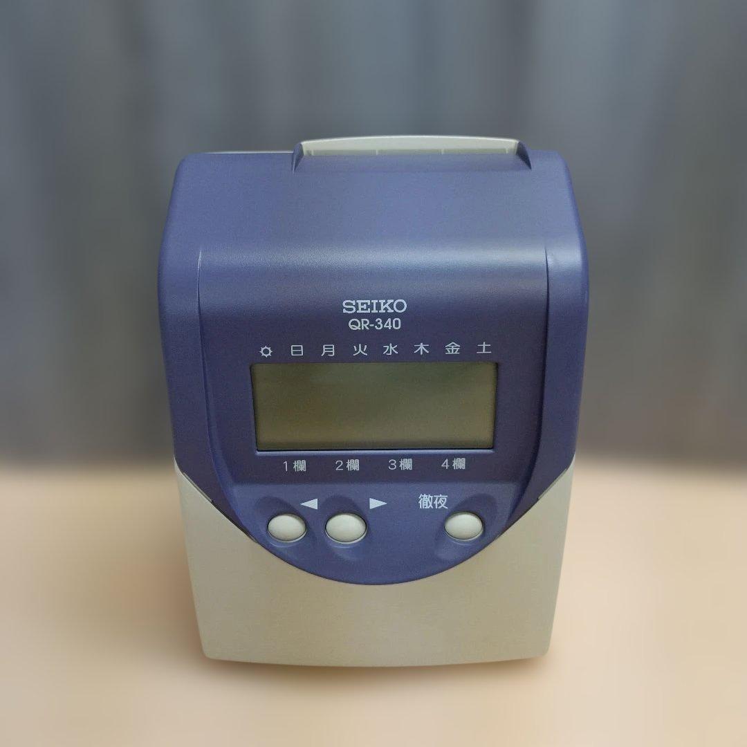m012907fk セイコーソリューションズ タイムカード QR-340
