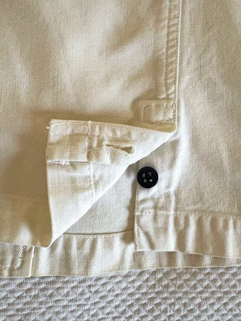 【レア！美品】Ralph Lauren★ホワイトデニム★スタンドカラ－ジャケット